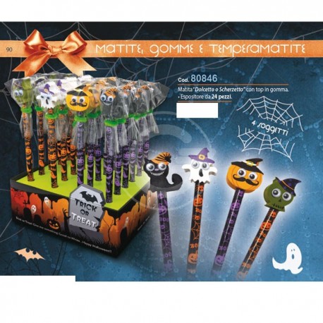 MATITE HALLOWEEN 4 SOGGETTI ESP 24