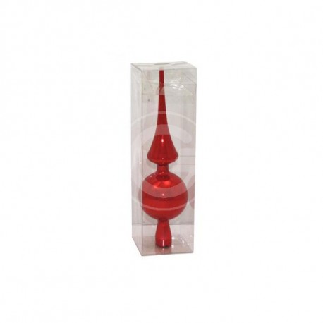 PUNTALE ALBERO ROSSO 25CM