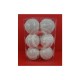 PALLE PVC PERLE E PAIETTES 8CM BOX6PZ