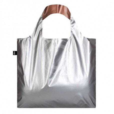 SHOPPER LOQI METALLIC SILVER/GOLD DB.MM