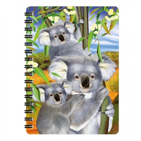 3D LIVELIFE JOTTERS - KOALA CUDDLE