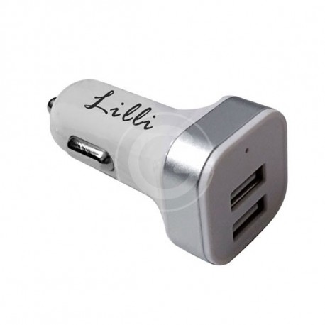 GRAB LILLI CARICATORE AUTO 2 USB BIANCO