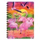 3D LIVELIFE JOTTERS - FLAMINGO LINGO