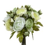 BOUQUET MINI RANUNCOLI X 10 25 CM RA009