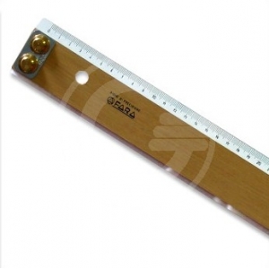 RIGA LEGNO CON PARALLELOGRAFO 50CM