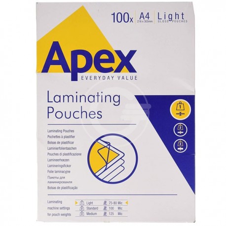 POUCHES A4  75-80MY LUCIDE 100 PZ