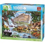 PUZZLE 1000PZ.ANIMAL WORLD KING