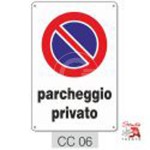 CARTELLO PVC "PARCHEGGIO PRIVATO"