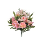 BOUQUET ROSE/ORCHIDEE 52 CM