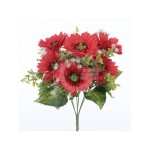 GERBERA X 7 39 CM GE007 RED R060