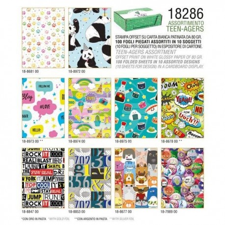 CARTA REGALO 70X100 ASS TEEN AGERS