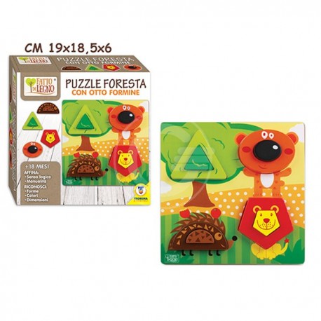 FATTO DI LEGNO - PUZZLE FORESTA