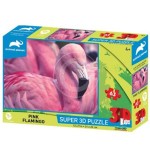 PUZZLE 63PZ.3D KIDS PINK FLAMINGO