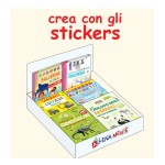 LIBRETTI CREA CON GLI STICKERS 40PZ.