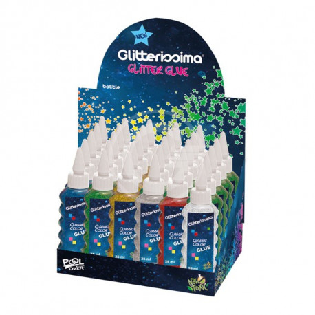 GLITTER GLUE 35ML CLASSIC COLORS