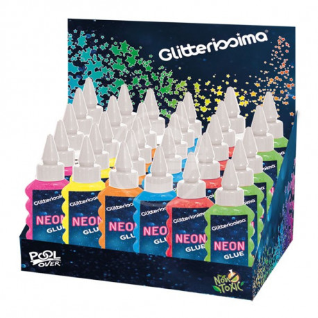 GLITTER GLUE 35ML NEON