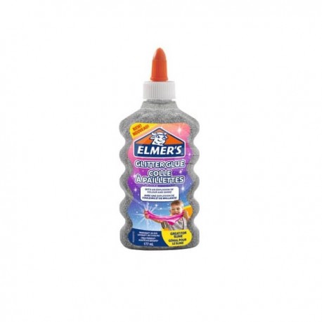 ELMER'S COLLA GLITTER LIQUIDA ARGENTO