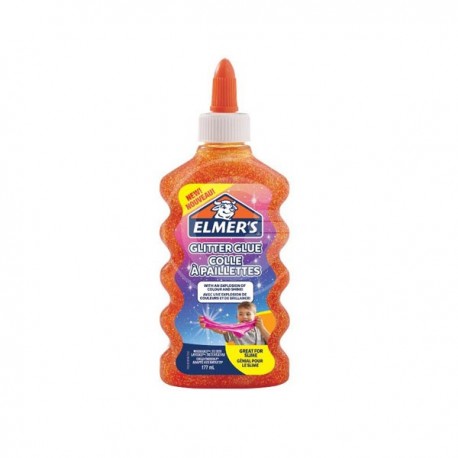 ELMER'S COLLA GLITTER LIQUIDA ARANCIONE