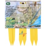 PICCHETTI IN PLASTICA PER TENDA (6PZ.)