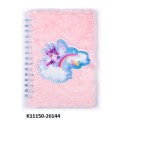 FUZZY SPIRAL NOTEBOOK