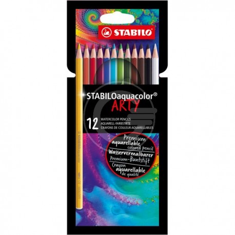 PASTELLO STABILO AQUACOLOR 12PZ