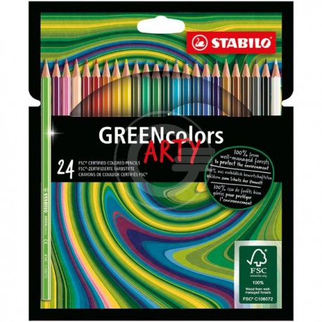 PASTELLO STABILO GREENCOLOR 24PZ