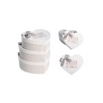 SET 3 SCATOLE CUORE DA CM.19X16 A CM.24X