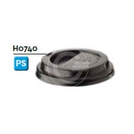 TAPPO PS NERO PER BICCHIERE ML.115