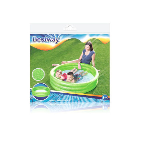 PISCINA BIMBO TONDA 3 ANELLI 122X25CM.