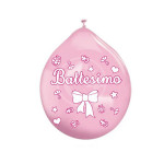 BUSTA  20 PALLONCINI 10" CM.26 BATTESIMO