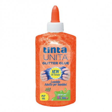 COLLA GLITTER 147ML ARANCIO  FLUO