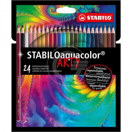 PASTELLO STABILO AQUACOLOR 24PZ