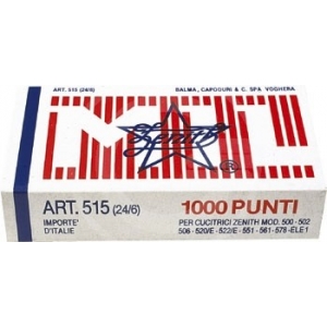 PUNTI ZENITH 515/8 -24/8 1000 PZ.